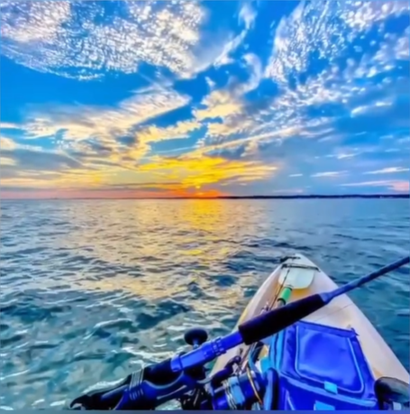 Kayak at sunset