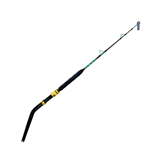  140-160 lb. Bent Butt Fishing Rod and 80 Wide 2-Speed Reel :  Sports & Outdoors