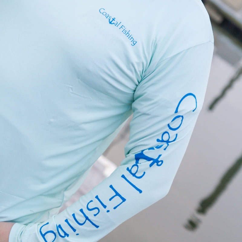 Microfiber Long Sleeve Fishing Shirt UPF 50 HEATHER GRAY – N/G